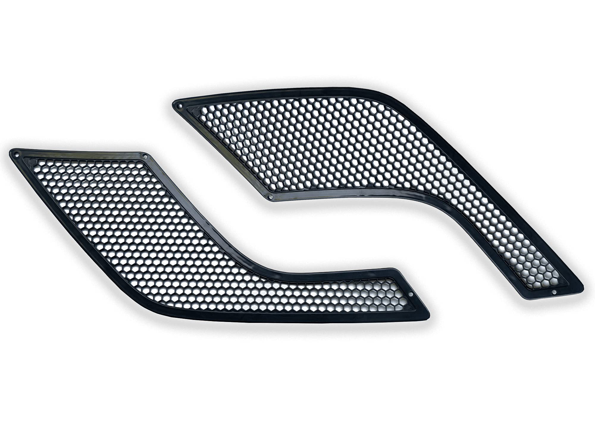 Amazon.com: Kozak Black Finish Side Air Hood Vents with black trim